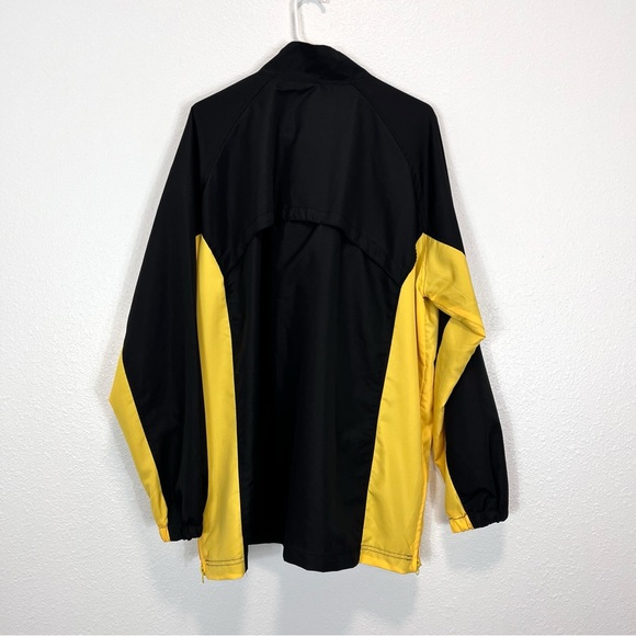 VTG Iowa Hawkeyes Windbreaker Jacket 1/4 Zip By Cadre Size XL - Picture 2 of 7